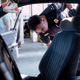 U.S. customs inspectors search vehicles at the Bridge of Americas port of entry in El Paso, Texas, in 2001.
Bobbie DeHerrera/Getty Images